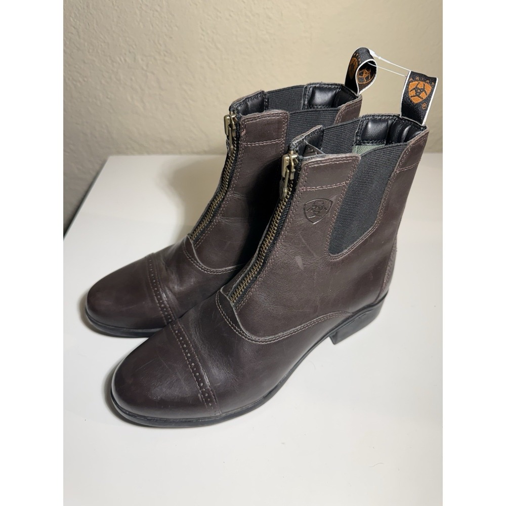 Ariat Boots Womens Size 8 B Brown 4LR 57420 Leather Paddock Riding Equestrian
